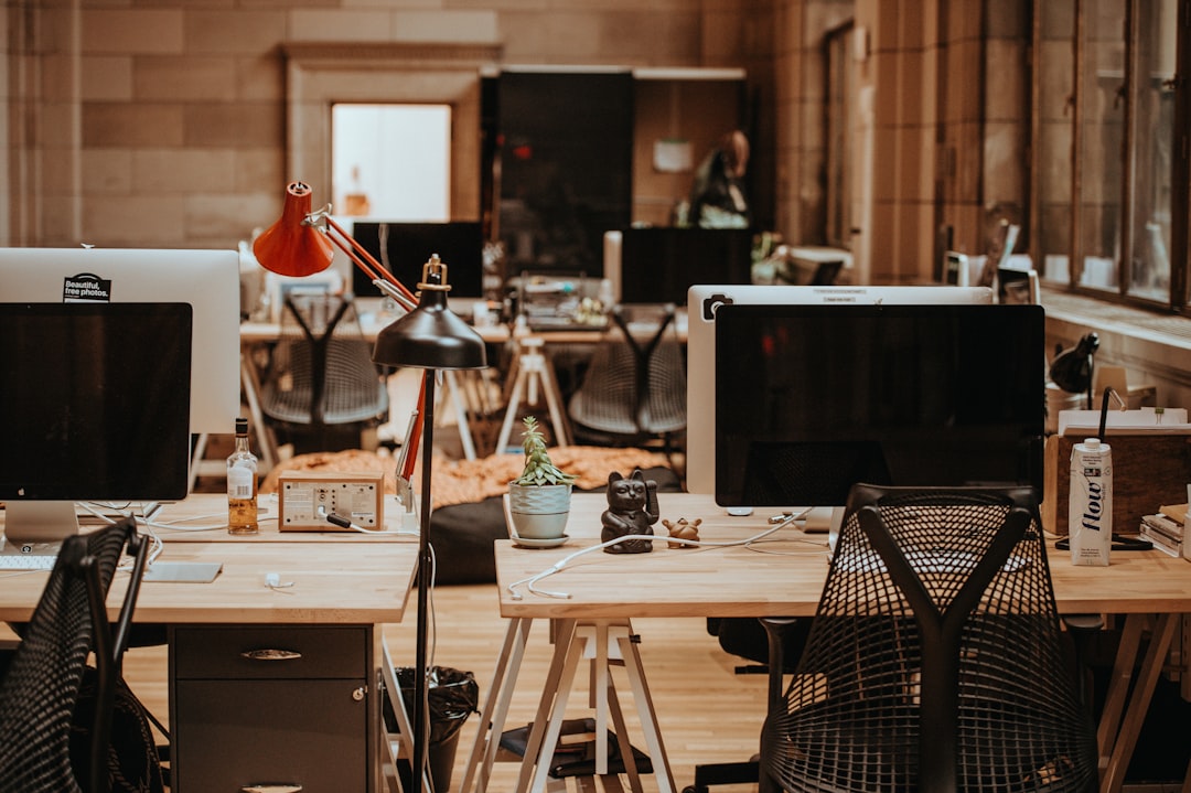 our-story Desktop setup at Unsplash HQ